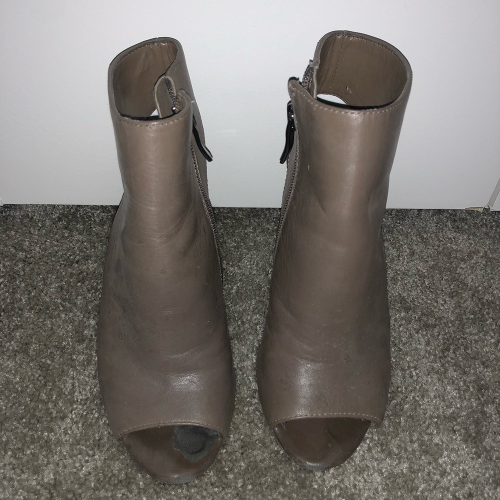 BCBG Peep Toe Bootie